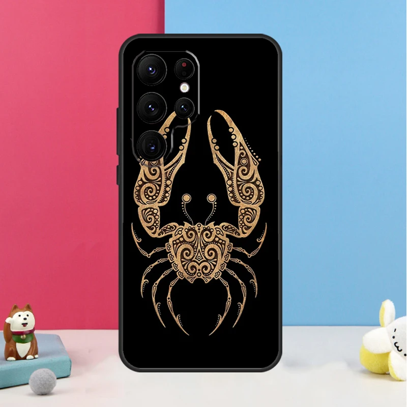 Zodiac Signs Case For Samsung Galaxy S23 S22 Plus Ultra S21 S20 FE S8 S9 S10 Note10 Note 20 Ultra Cover