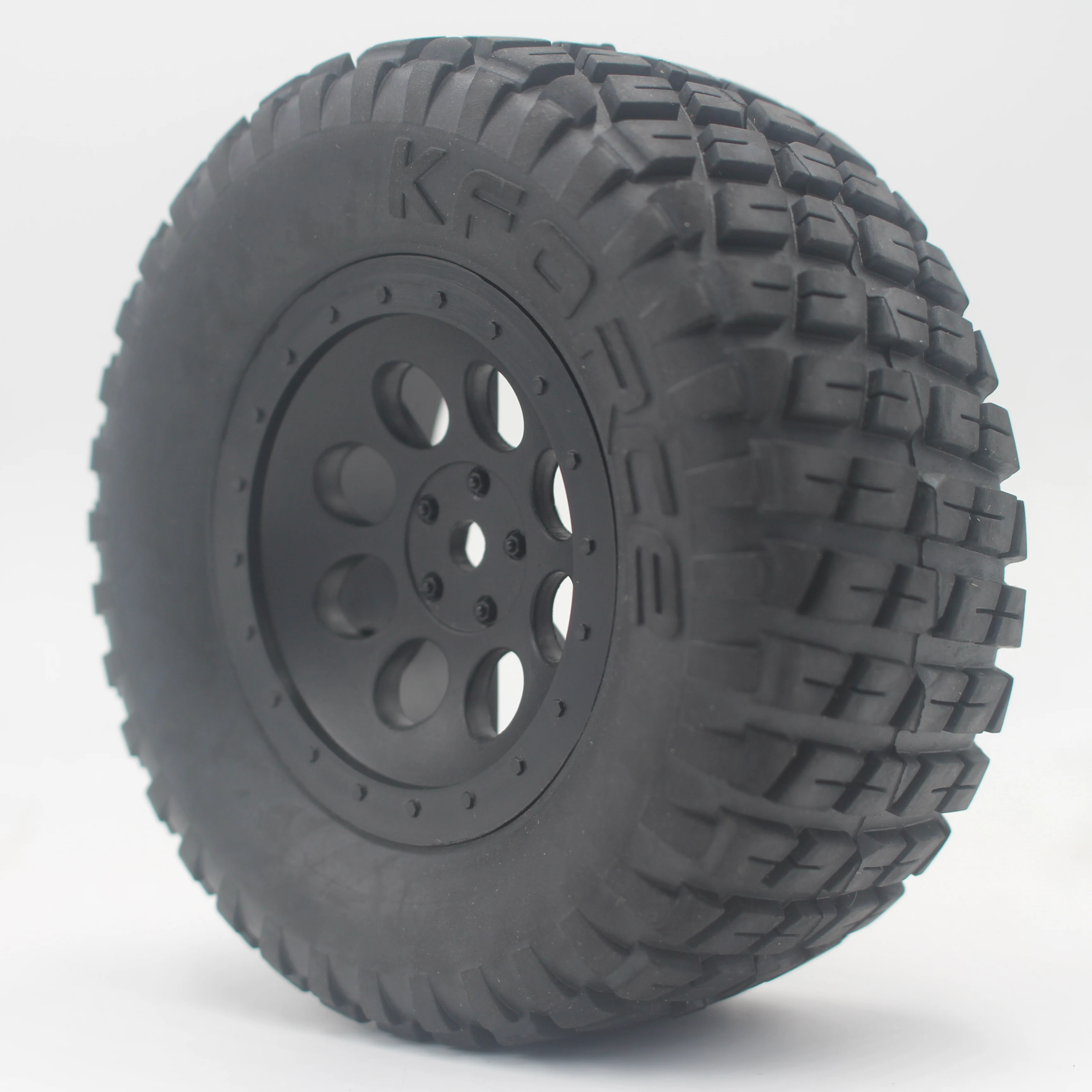 

4pcs 1/10 Short Course Truck Tires Tyre Wheel With 12mm Hex For Slash Arrma Senton HuanQi 727 Vkar 10sc Hpi Rc Car