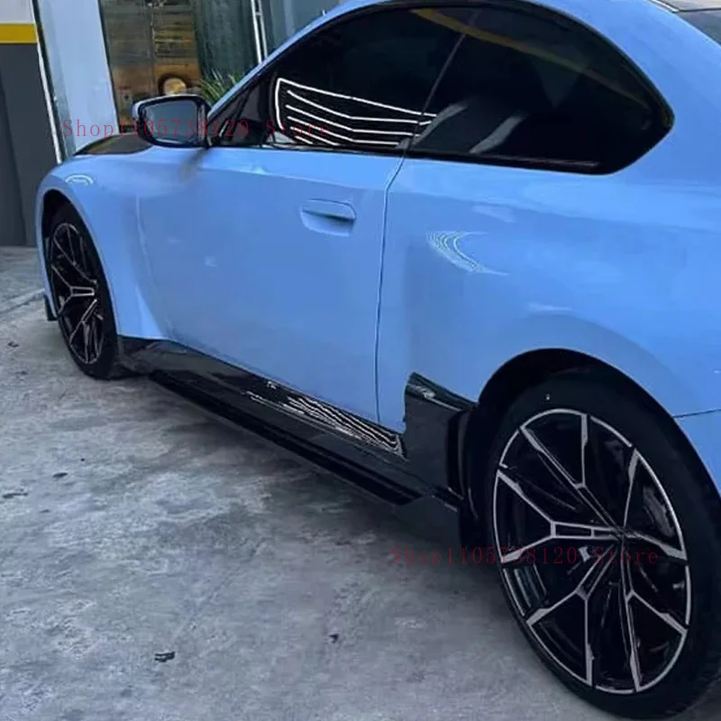Factory Hot Selling High Quality Ver Prepreg Dry Carbon Fiber Side Skirt Body Kit Sport Coupe Automobile Exterior Accsori