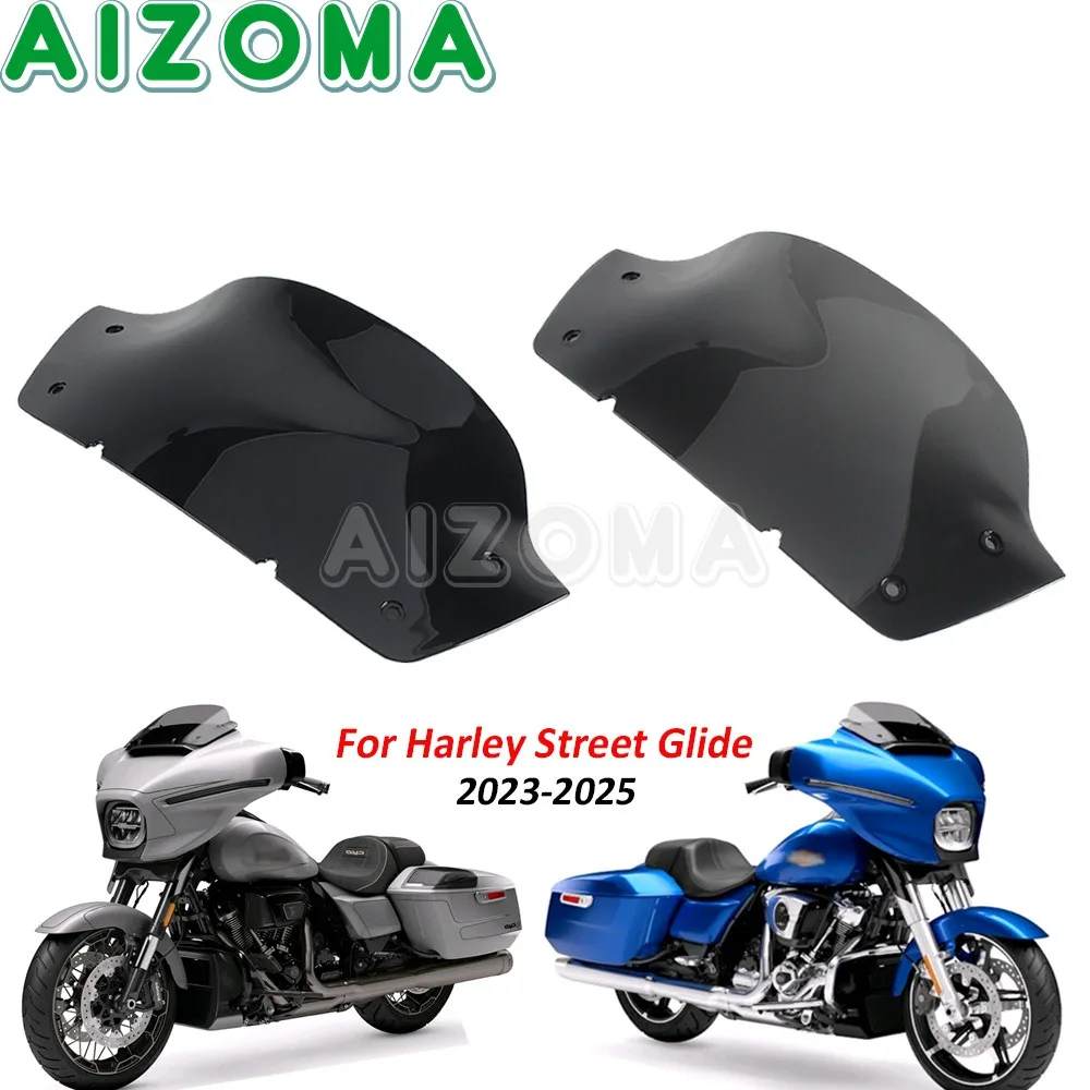 anteriore-vento-spoiler-deflettore-moto-parabrezza-copertura-vento-schermo-per-harley-touring-street-glide-flhx-2024-2025-flhxse-abs