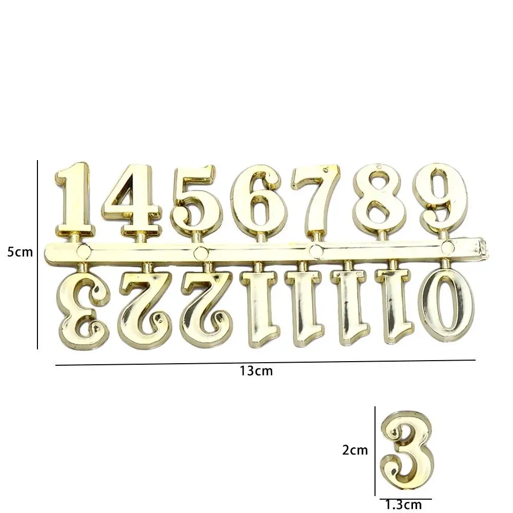 1 Set Digital Roman Numerals Gadget Decoration Replacement Quartz Clock Numerals Accessories Clock Parts Digital Repair Tools