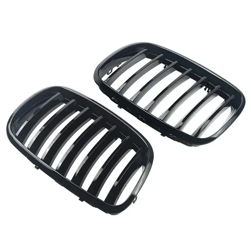 Pair of cowl kidney grilles for BMW X5 X6 E70 E71 2007 2008 2009 2010 2011 2012 2013 car accessories