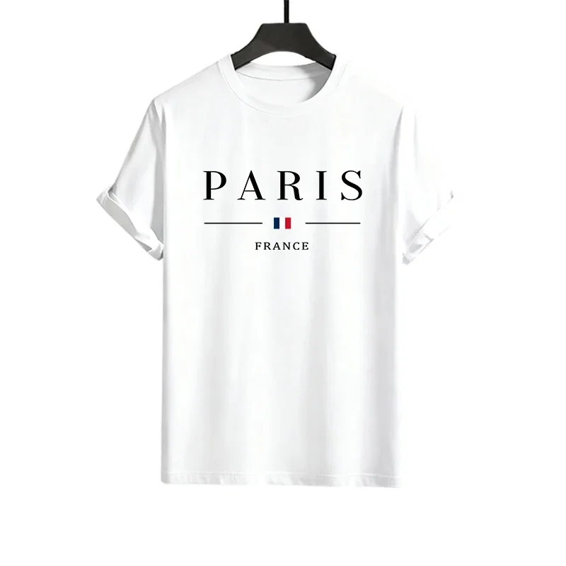 تي شيرت رجالي ملابس مشتركة 2026 تي شيرت صيفي غير رسمي برقبة دائرية تي شيرت رياضي بأكمام قصيرة موضة يومية ربيع جديد وصول #3