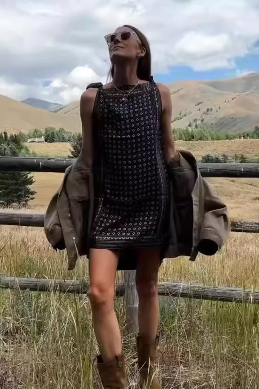 

Retro Geometric Print Women Tank Dress Slash Neck Sleeveless Casual Vintage 100% Silk Mini Robe