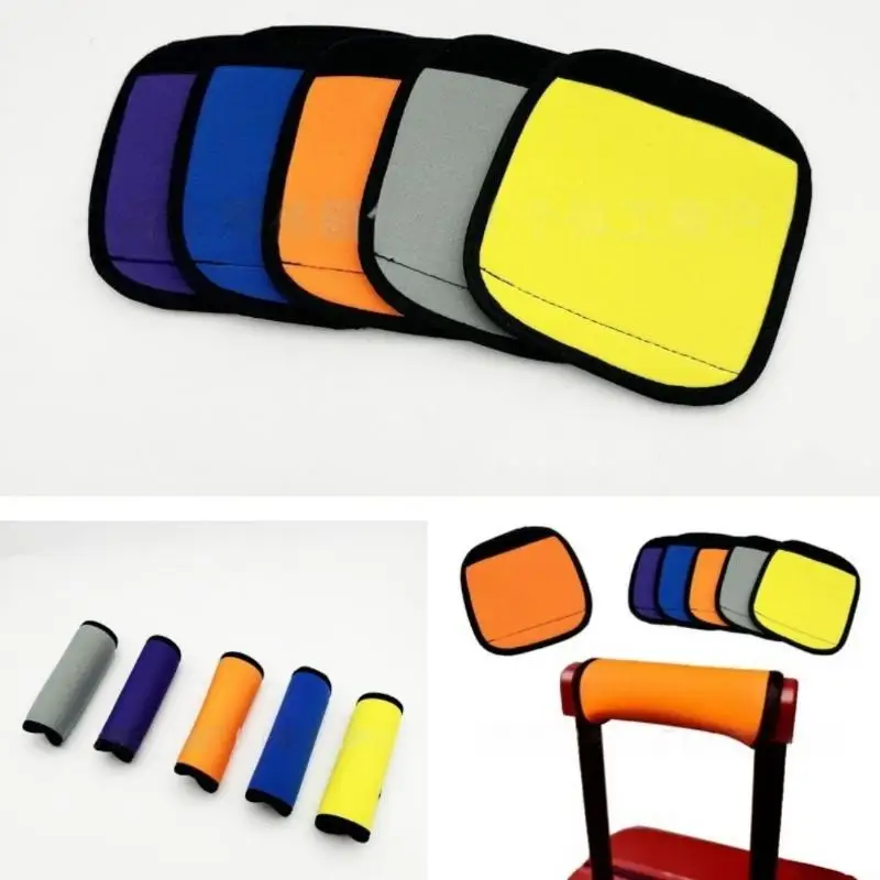 2PCS Neoprene Luggage Handle Cover, Handle Protector Cover, Trolley Case Handle Cover, Grip Cover And Baby Stroller Handle Cover
