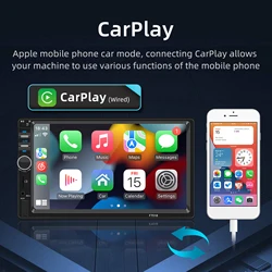 2Din 7 Inch Car Radio Multimedia Video Player Universal Auto Stereo GPS MAP CarPlay Android Auto Car MP5 Player Car Radio