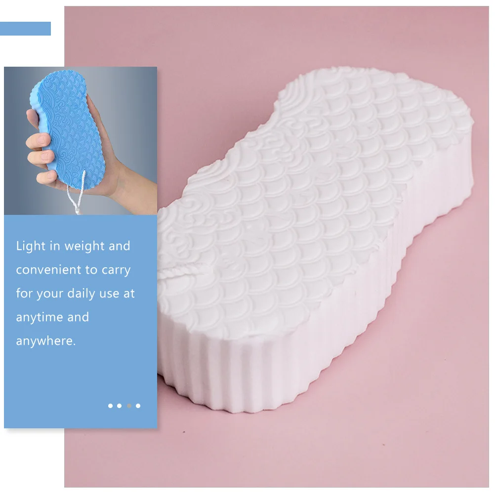 

3 шт., губка для ванны из ПВА, отшелушивающий скруббер для чистки тела для домашнего душа, губка для купания ребенка, аксессуары для ванной комнаты