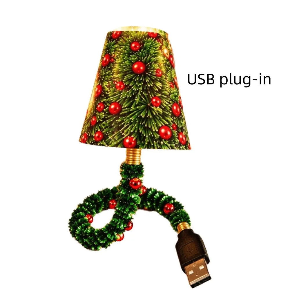 360° Rotatable Christmas Ceiling Projector Led Light Tree Shape Christmas Decor Nightlight HD Projection Interchangeable Slides