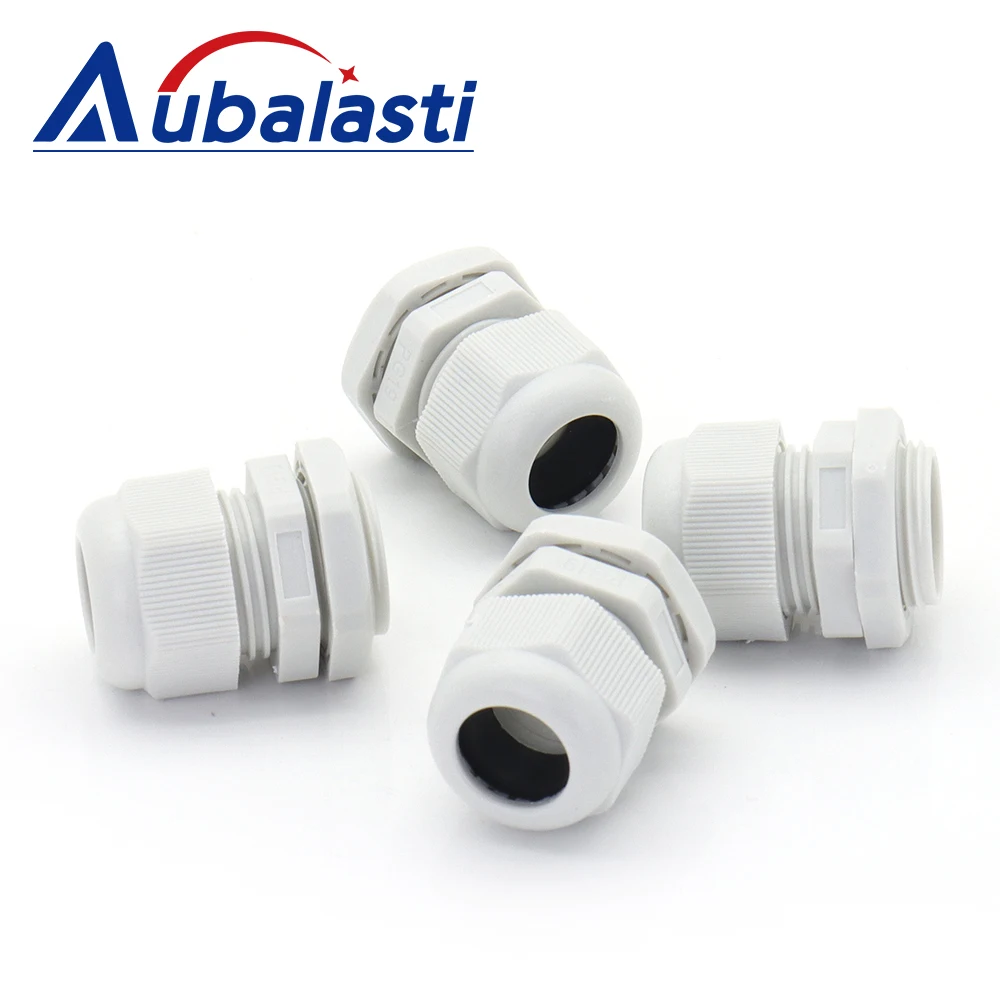 Aubalasti PG Series Nylon Plastic Cable Waterproof Joint PG19 for CNC Router
