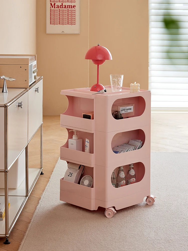 Scandinavian Bedside Table for Storing Snacks and Skincare Products, Easy to Access