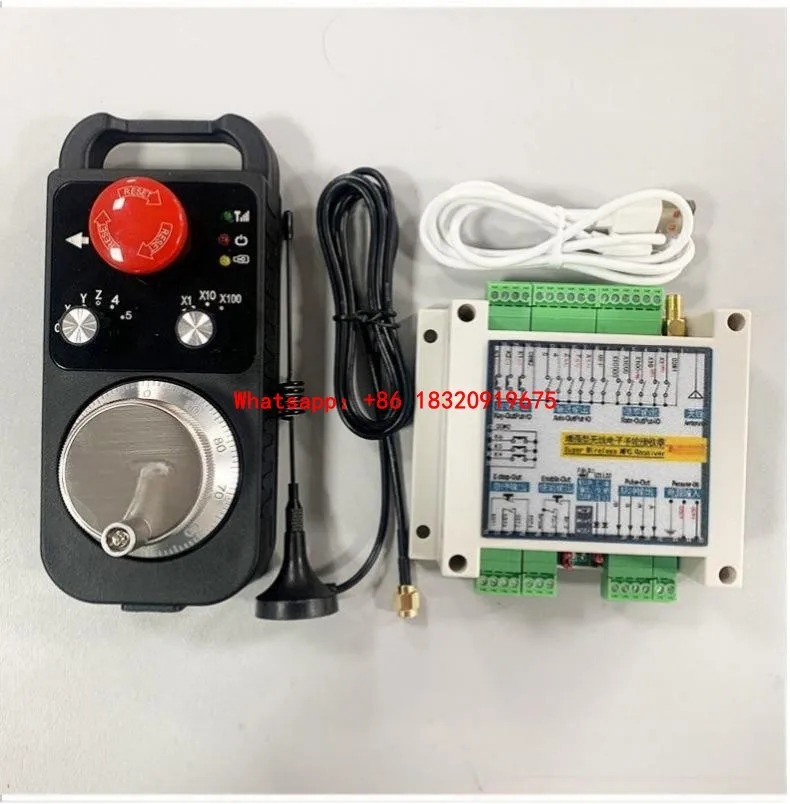 Cyclmotion with E-Stop 6axis MPG Handwheel Manual Generator CNC  support SIEMENS MITSUBISHI FANUC FAGOR PLC24V LNC GSK SYNTEC