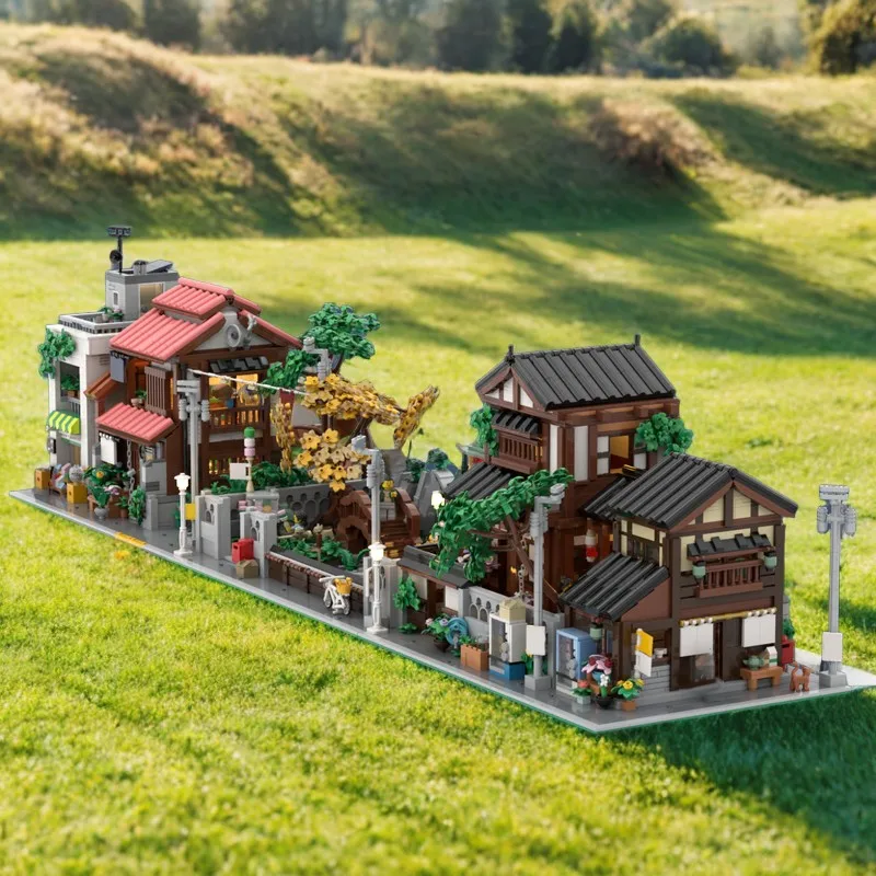 

10032 шт. Moc японская модульная коллекция строительных блоков набор DIY строительная игрушка подарок на день рождения и развитие творчества