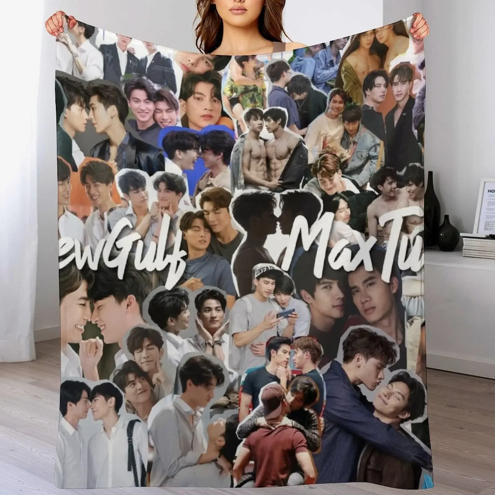

MewGulf vs MaxTul Throw Blanket Bed linens bed plaid Bed covers warm winter Blankets