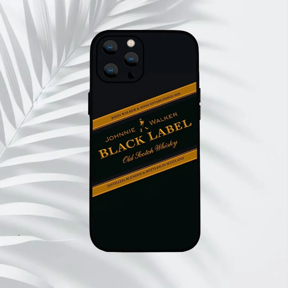 J-Johnnie Walker Logo  Phone Case For iPhone Mini 11 12 13 14 15 Pro XS Max X Plus SE XR Shell