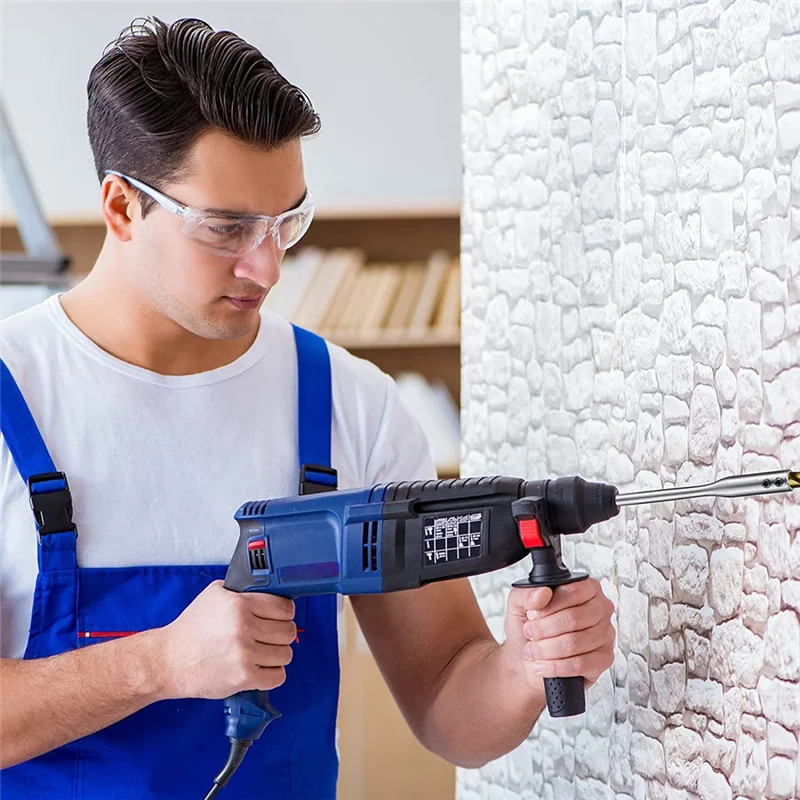 Boorverlenging 6, 12 inch boorset Houten spadebitset met moersleutel voor houten constructieaccessoires (12)