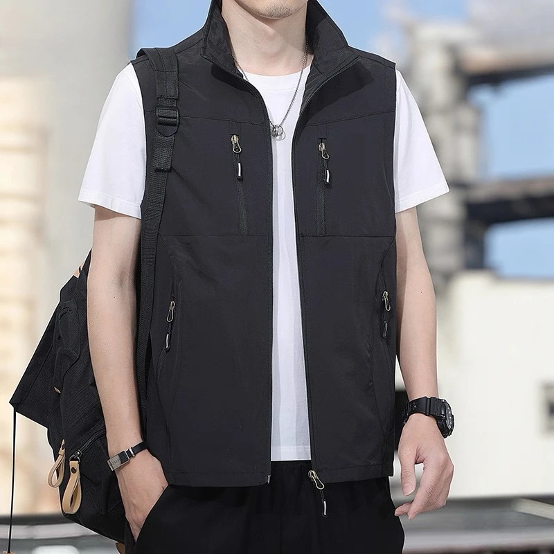 

Men Vest Autumn Casual Photography Sleeveless Jacket Outdoor Fishing Hiking Activities Lightweight Comfortable Travel Gilet