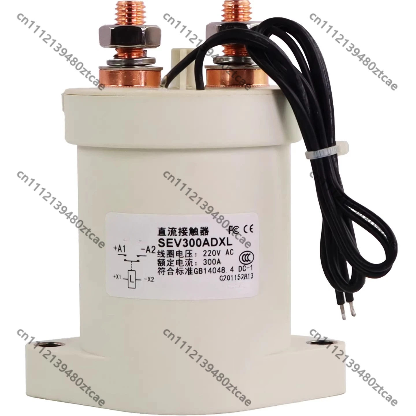 High Voltage DC Contactor Replacement for SEV Series 200A 300A, 12V/24V Coil, Vacuum Type, EV Charging Pile Use