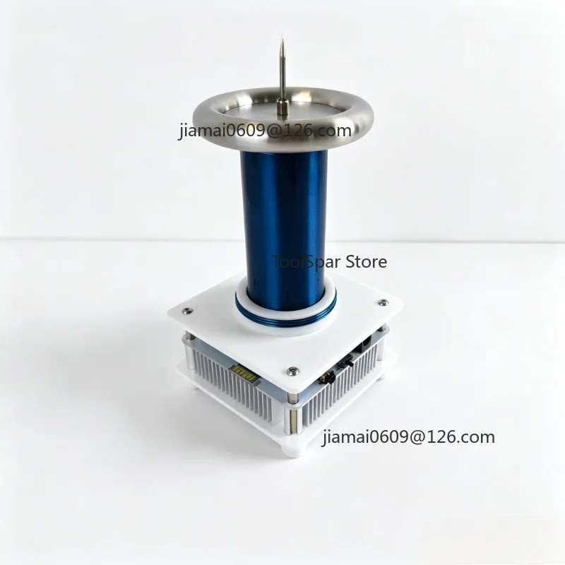 DIY Music Coil Arc Spark Generator Touch Lighting Experiment Toy Golden Blue Color Optional