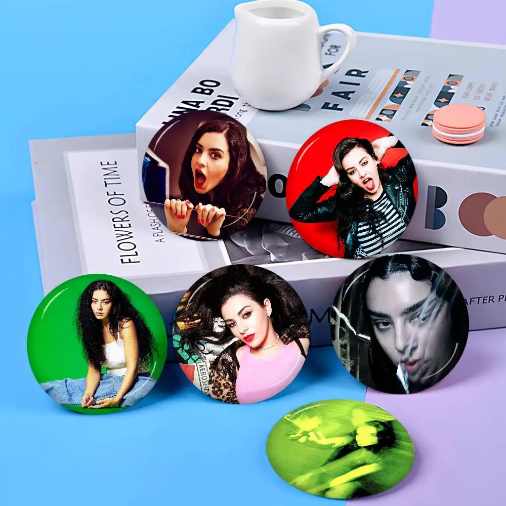 Singer C-Charli X-XCX 58mm Animals Funny Brooches Badge Backpack Clothes Gift Accessory