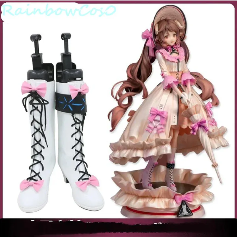 

Eyjafjalla Arknights Cosplay Shoes Boots Game Anime Halloween Christmas RainbowCos0 W3544