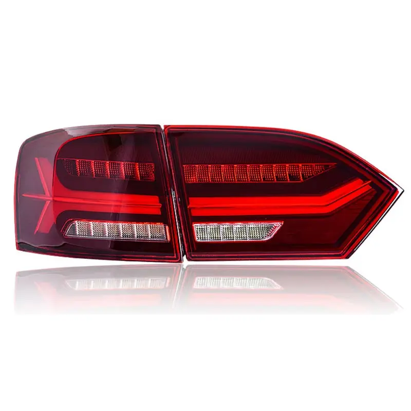 doxa 4PCS Car Styling for VW Jetta Taillights 2011-2014 for Jetta LED Tail Lamp+Turn Signal+Brake+Reverse LED light