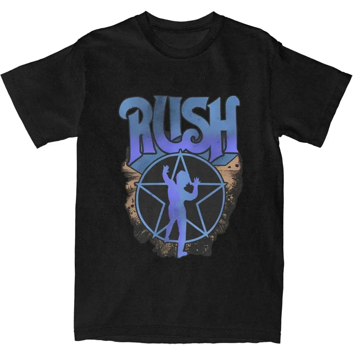 تي شيرت باند ميوزيك أفضل غطاء تي شيرت راش تي شيرت صيفي أنيق بتصميم رائع من القطن الخالص مقاس كبير #1