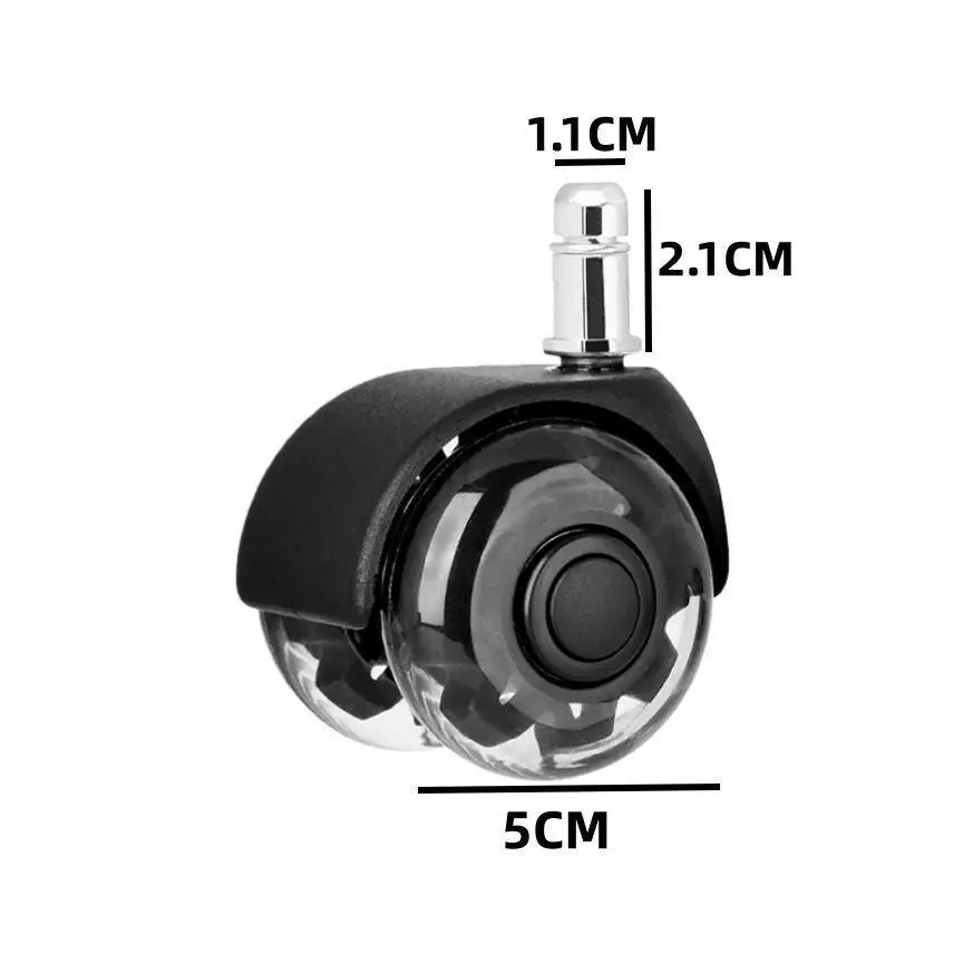 Rotating Computer Chair Accessories Silent Universal Wheel Rotation, Pulley E-sports, Office Seat Double Wheel Double Row