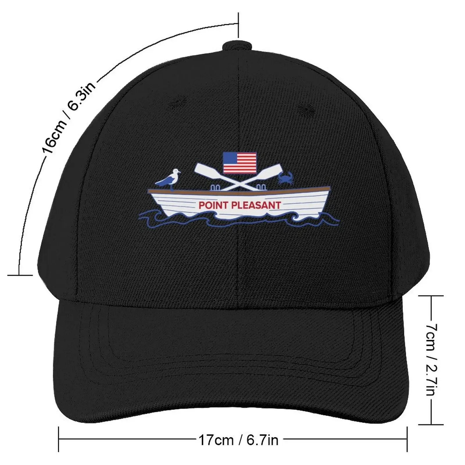 Point Pleasant Beach New Jersey Baseball Cap Horse Hat Mountaineering fishing hat foam party Hat Baseball Men Women's