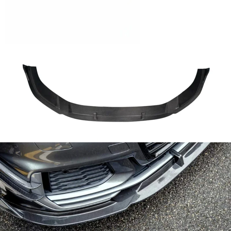 

For Audi A6 S6 C8 2020+High Quality Carbon Fiber Front Lip Spoiler Bumper 3K Twill Dry Carbon Car Accessories