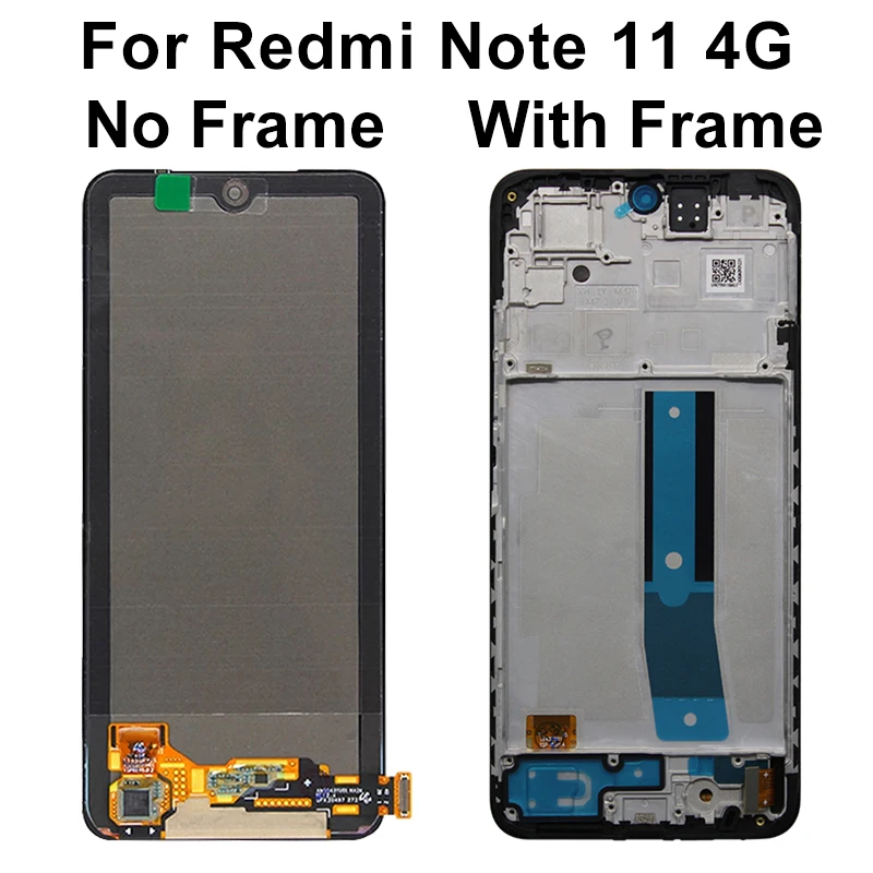 AMOLED For Xiaomi Redmi Note 11 5G 21091116AC LCD For Global Redmi