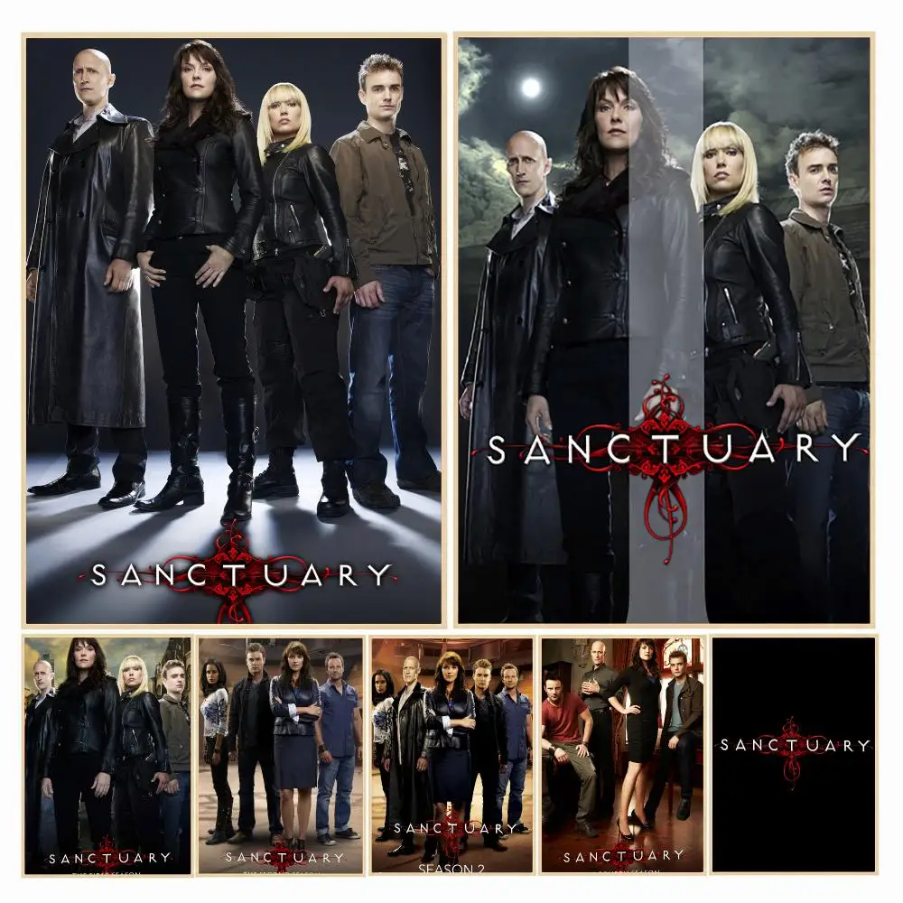 tv series S-Sanctuary-Y Poster Decorative Wall Art Sticker for Cafe Office Bedroom and Living Room