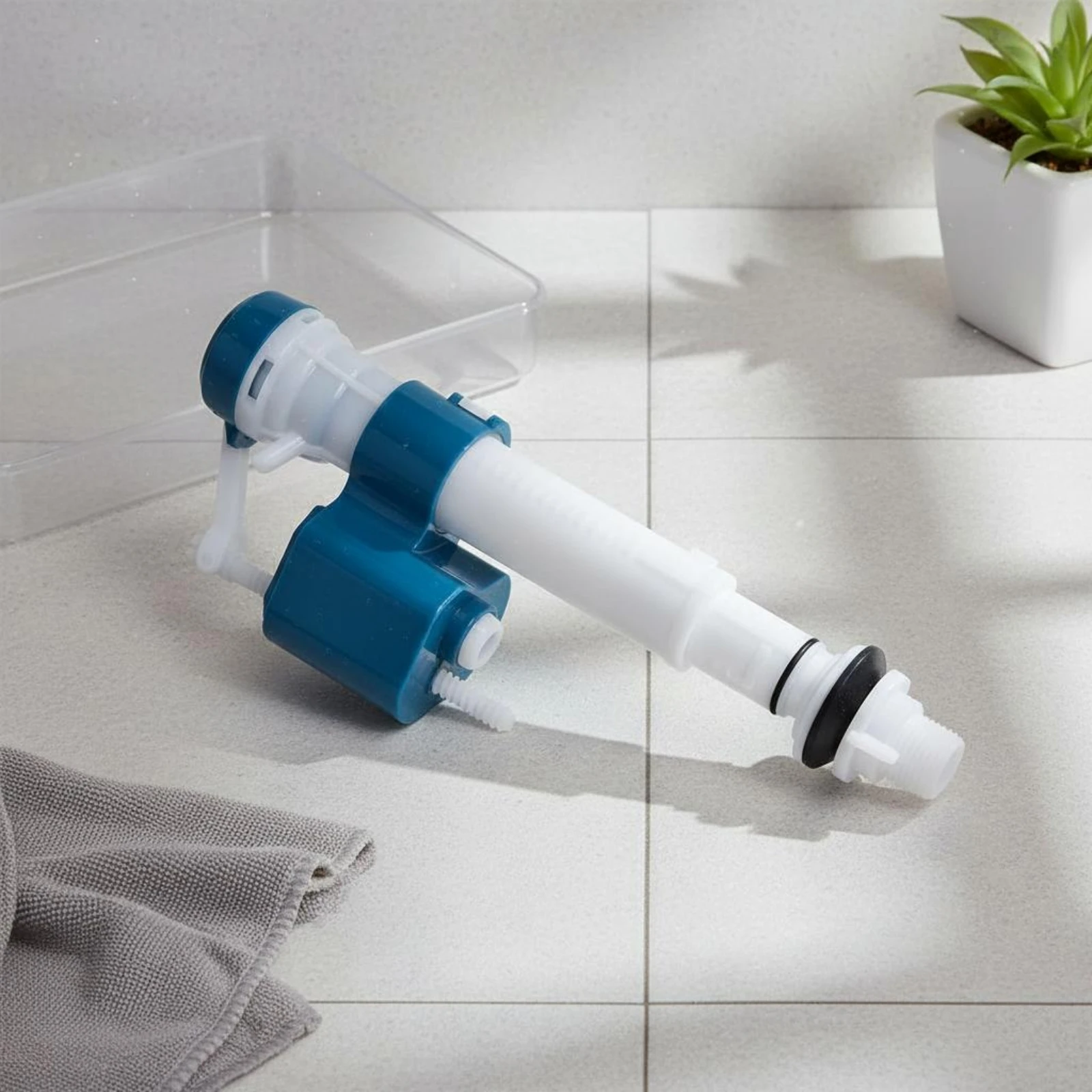 ABS Toilet Valve Assembly Sealing Rings Toilet Reservoir Flush Valve Plumbing Hardware Threaded Fittings Corrosion Resistant