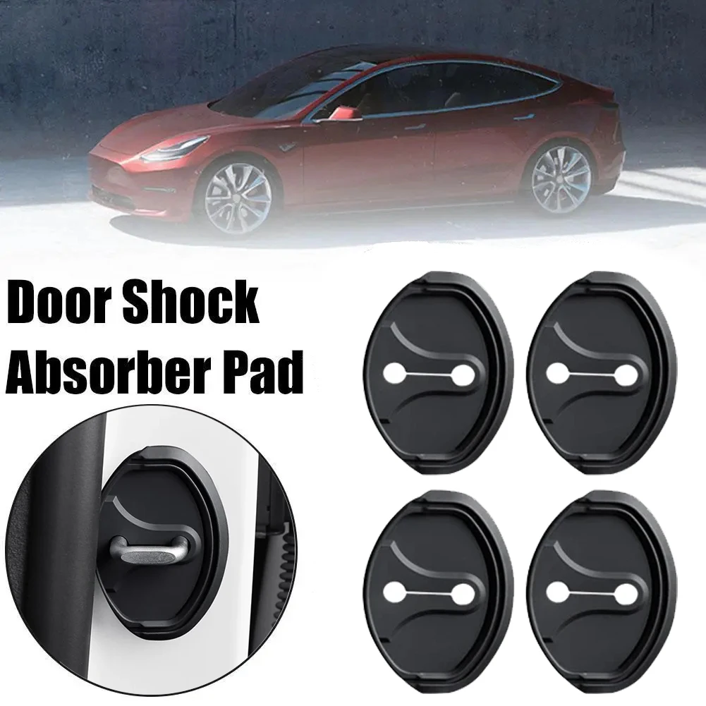 

For Passat B8 VW Polo Tiguan Golf MK7 T5 T4 caddy GTI Touran 4Pcs Black Silicone Door Lock Buckle Protective Cover Shock Pad