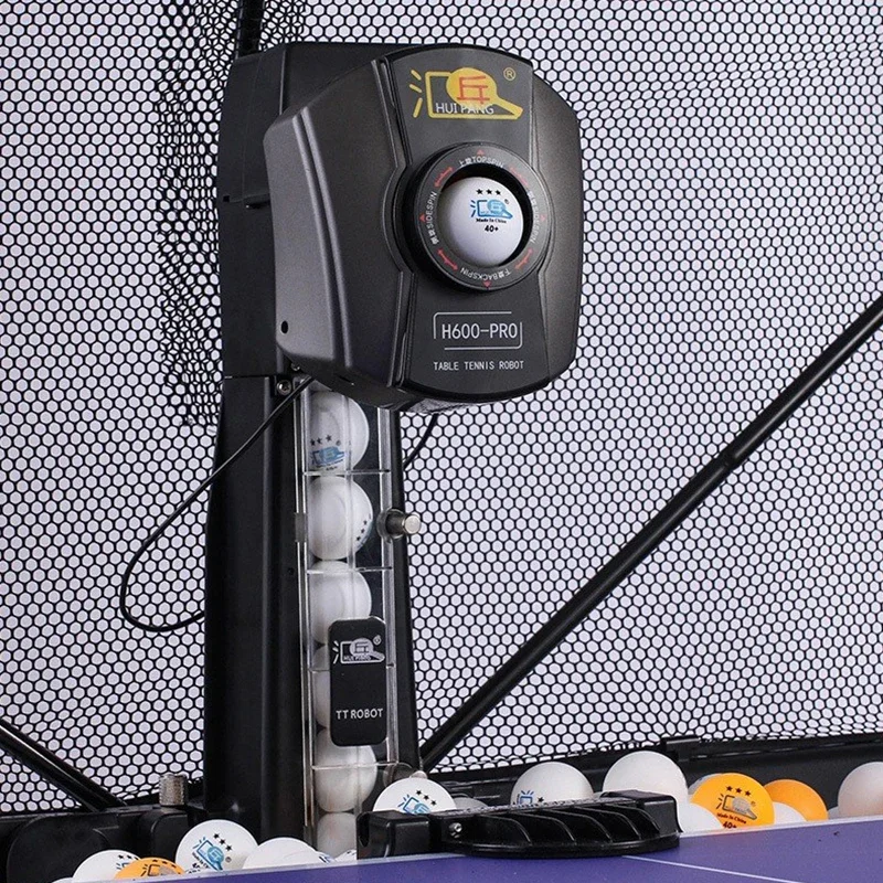 آلة تدريب كرة تنس الطاولة H600-PRO، روبوت تنس الطاولة الذكي الاحترافي مع شبكة إعادة تدوير الكرة #2