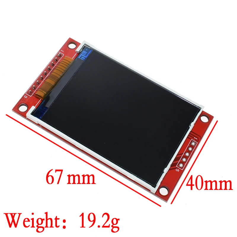 Smart Electronics 2.2 Inch 240*320 Dots SPI TFT LCD Serial Port Module Display ILI9341 5V / 3.3V 2.2\'\' 240x320 for Arduino Diy