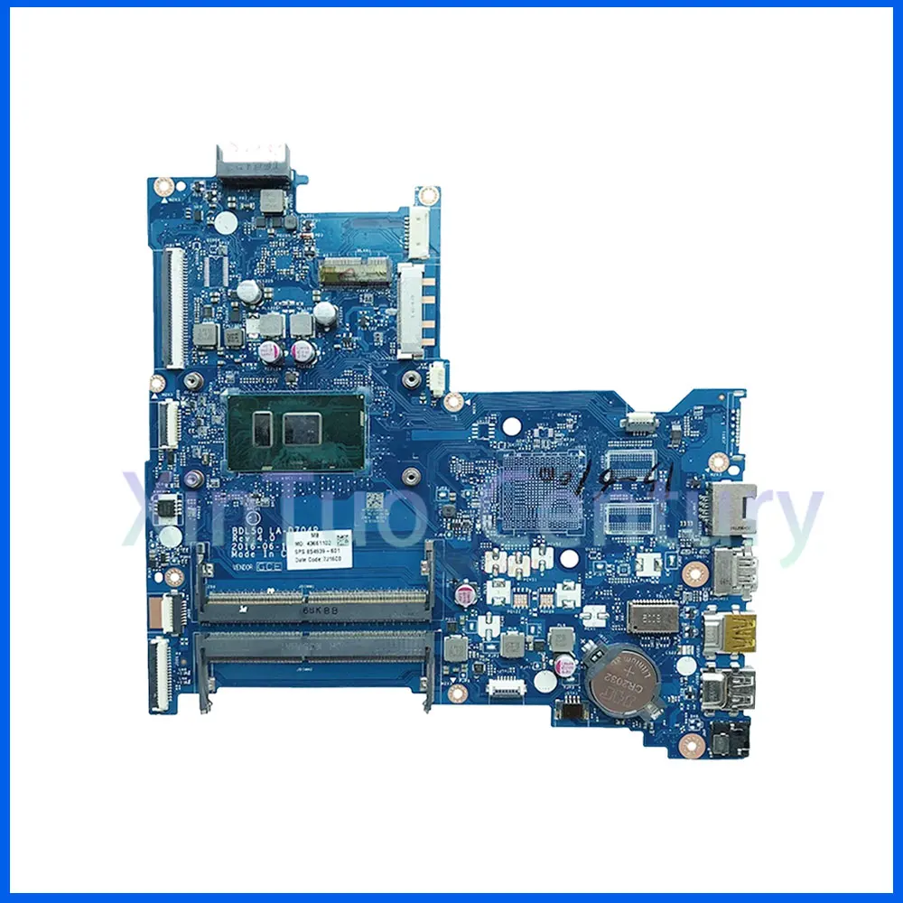 Imagem -05 - Placa-mãe Portátil para hp Bdl50 La-d704p Mainboard para hp 15-ay 250 g5 Core i3 i5 I76th Cpu Uma Ddr3 100 Testado ok