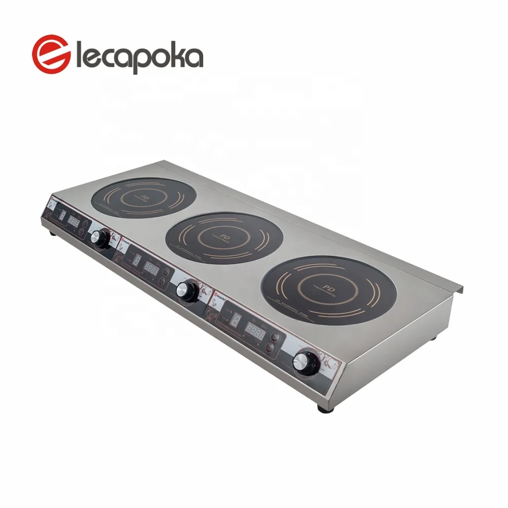 

chinese cooktops 3burner used 3500 watt AC 33 three burner commercial portable stove electric induction cooktop electrical