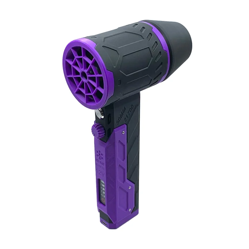 ABVI- Fan 50Mm Brushless Motor Violent Fan Dust Blower Handheld Fan 4000Mah Duct Fan For Car Cleaning