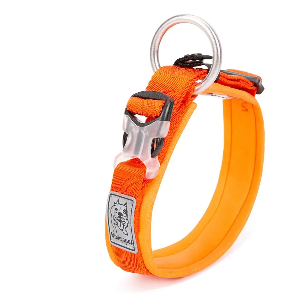TRUELOVE-collar acolchado ajustable para perro, accesorio para mascotas, comodidad y ventilación, resistente a tirones, a prueba de explosiones,