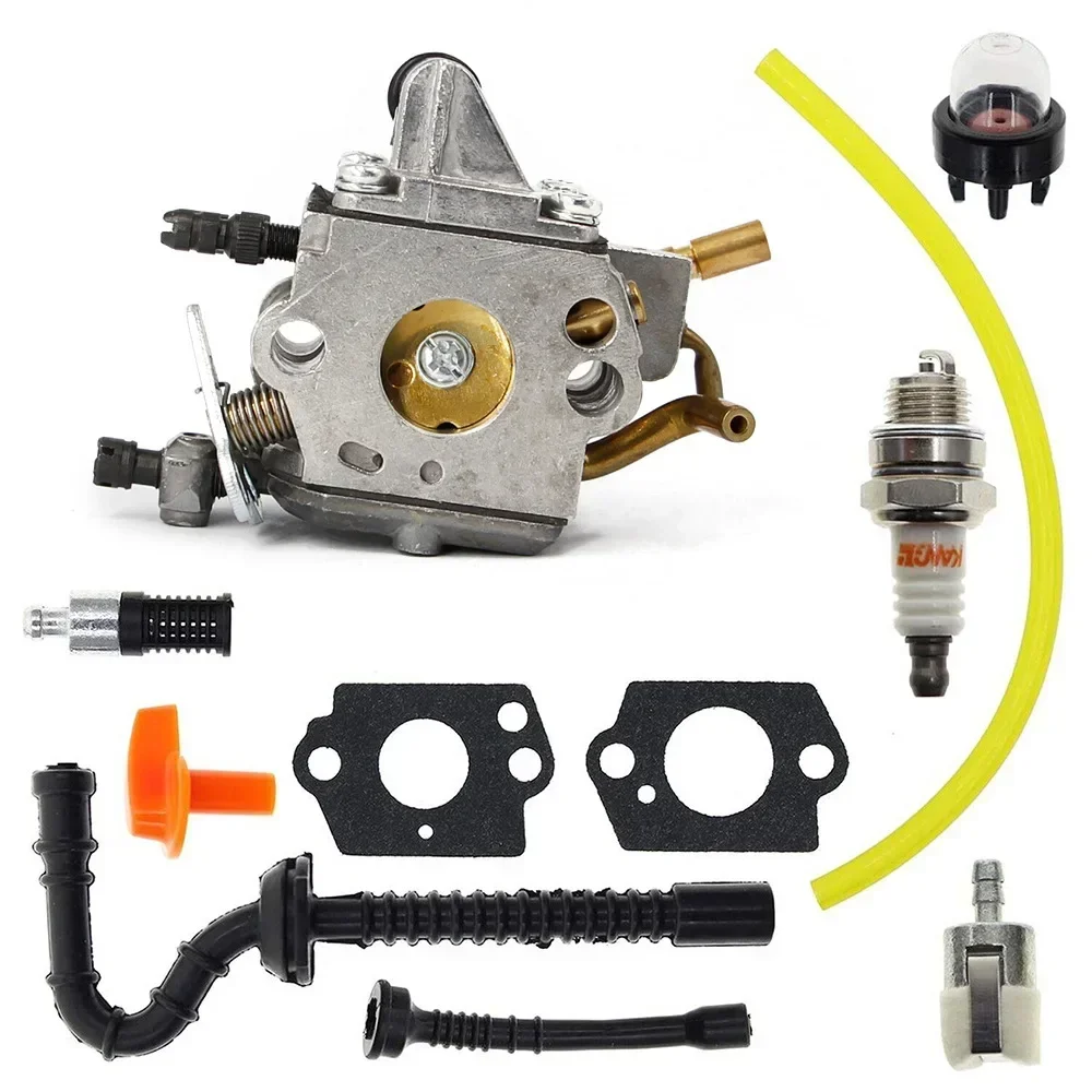 Carburetor Gasket Kit for Stihl MS192 MS192T MS192TC Chainsaw Zama C1Q-S258 1137-120-0650 Replacement Garden Power Tools