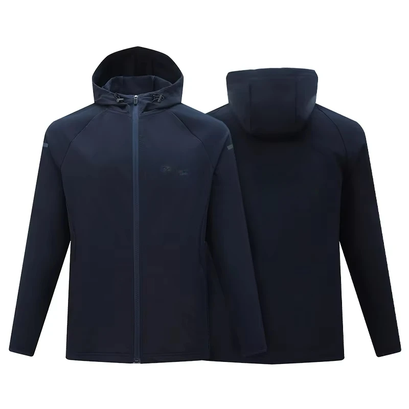 

High Quality Jacket Hooded Outdoor Hiking Jacket Lightweight Soft Shell Jacket for Men Three Sets