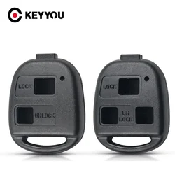 KEYYOU 2PCS Nuova Cassa Chiave Dell'automobile Per Toyota Camry Rav4 Corolla Prado Yaris Tarago Cruiser Terra Senza Lama