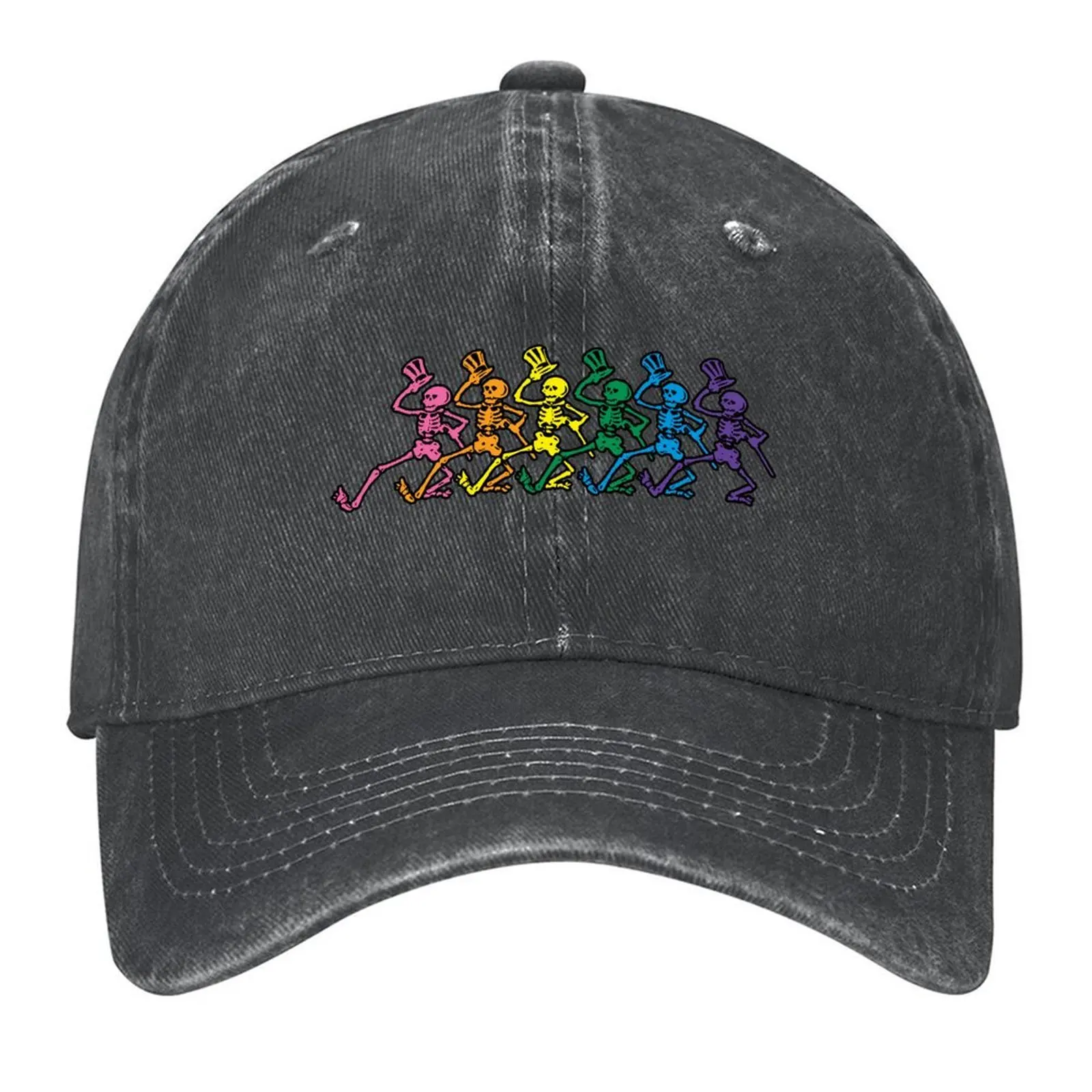 

Grateful Dead Dancing Skeletons Baseball Cap Military Tactical Cap Luxury man cap summer hat Hood Men Women's
