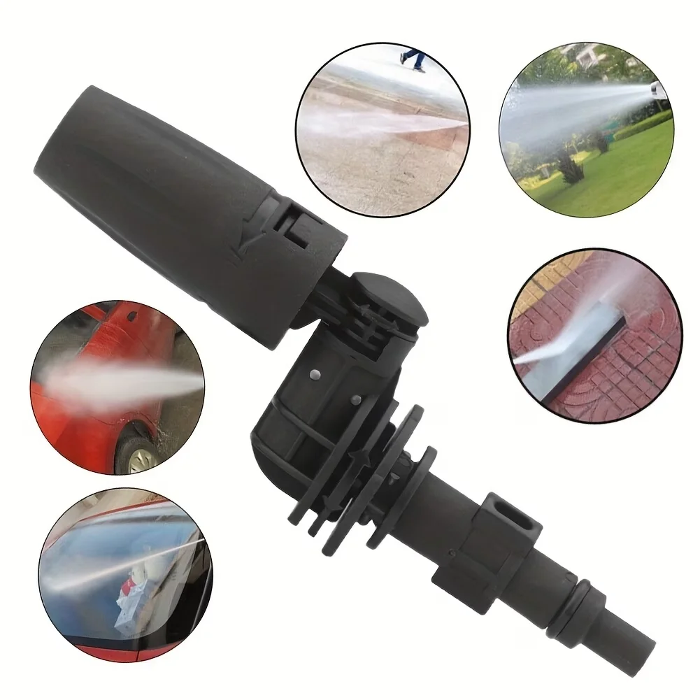 1pc Heavy-Duty 360° Rotating Nozzle Adjustable High-Pressure Spray Head Compatible With Lavor Series High-Pressure Washers