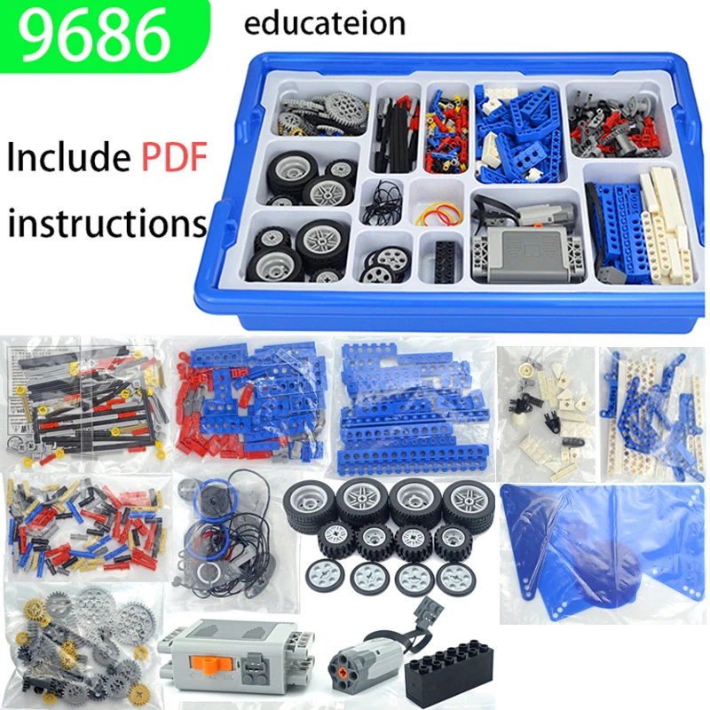 9686 Technical Parts Multi Technology MOC Parts Students Learning