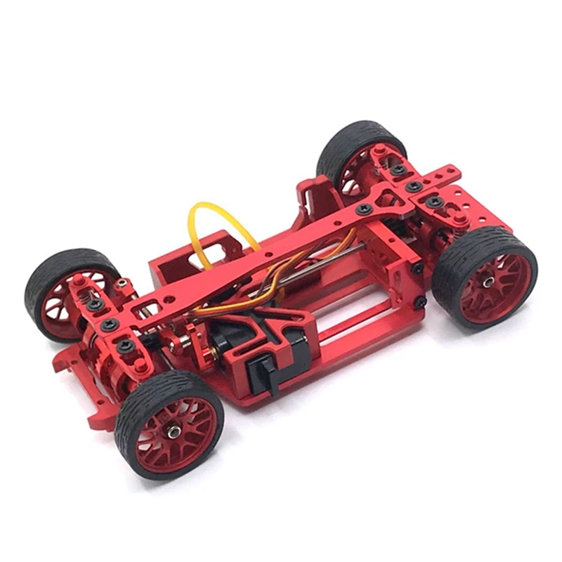 

For Mini-Q All Metal Wheelbase Adjustable Assembled Chassis Frame For Mini-Q 1/28 RC Car Upgrade Parts