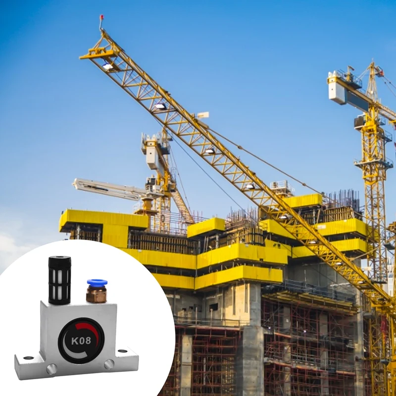 1/4 vibratori a turbina pneumatici vibratore industriale dorato silenzioso per tipo a sfera oscillatore vibratore pneumatico industriale tramoggia