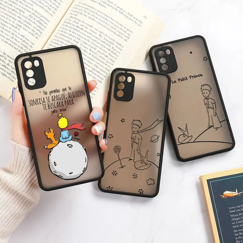 The Little Prince Dog Phone Case For Xiaomi Mi 11 Lite 5G NE 12 12T Pro 11T 9 10 Cover POCO X3 NFC F3 M3 M4 X4 Pro Matte Fundas