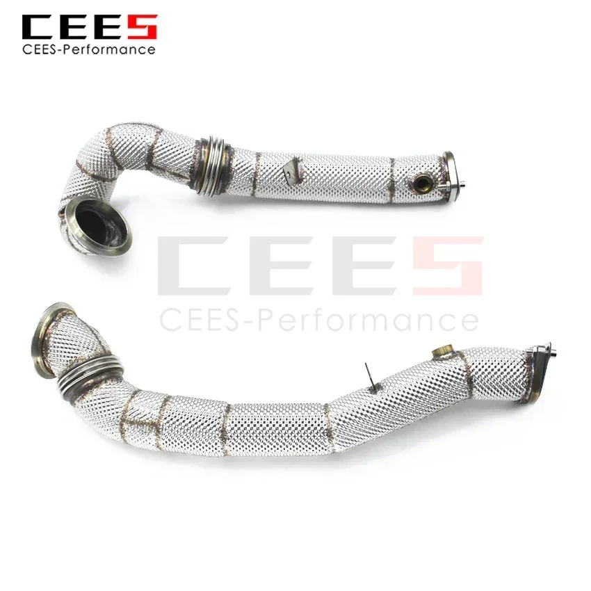 

CEES Sport Engine Downpipe for BMW X6 E71 E72 F16 3.0T N54 2008-2019 Stainless SteelExhaust Downpipe Car Exhaust System