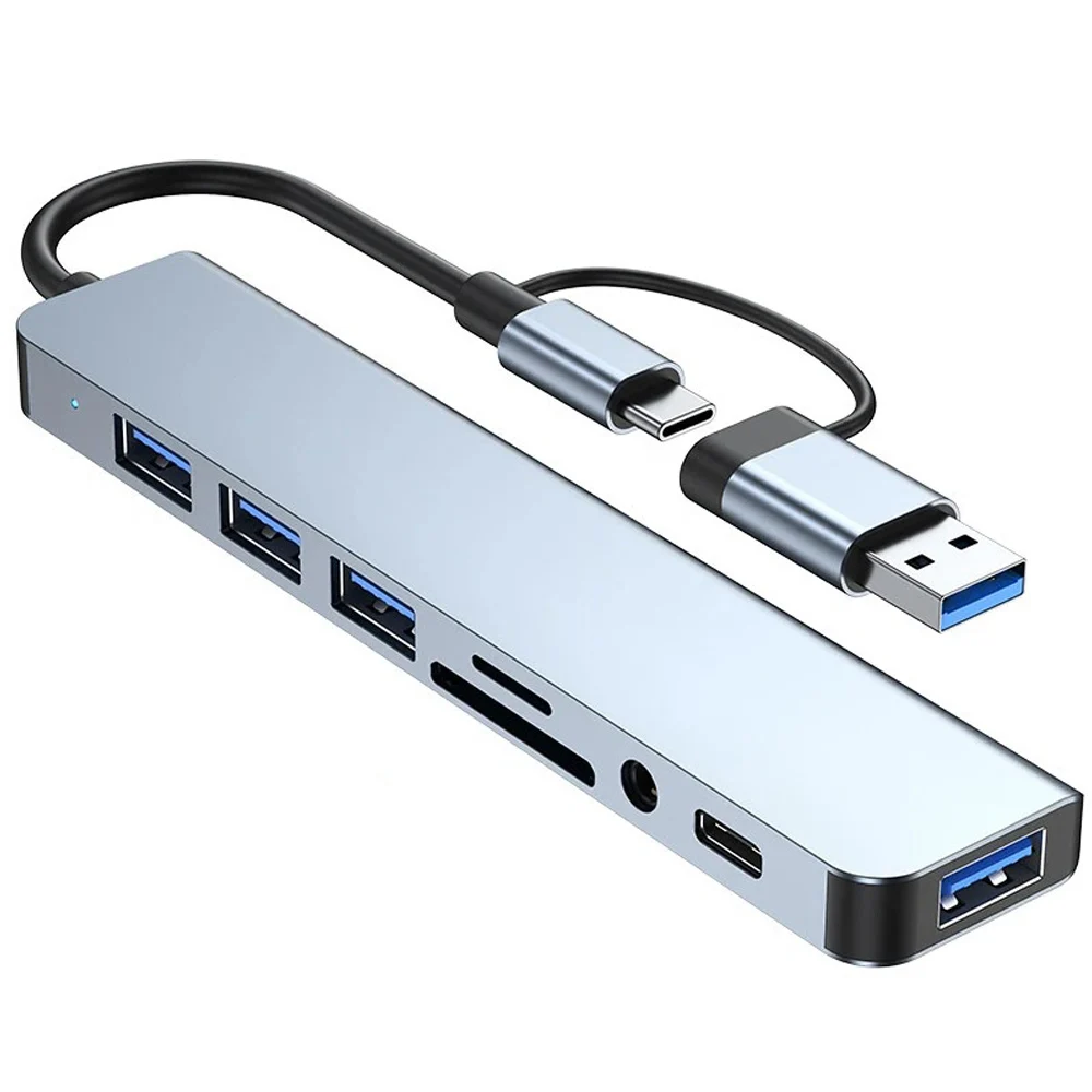 USB C HUB tipo C Splitter a HDMI 4K Thunderbolt 3 Docking Station adattatore per Laptop con PD SD TF RJ45 per Macbook Air M1 iPad Pro